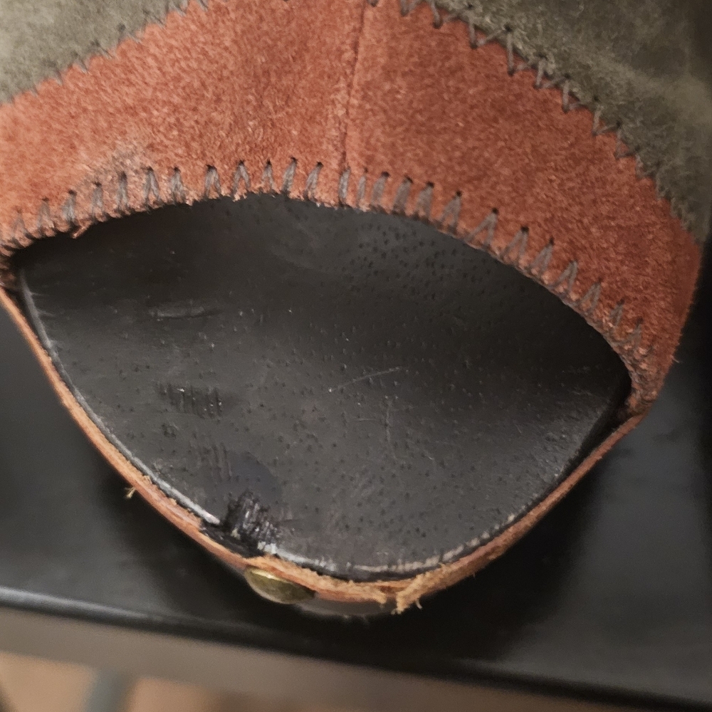 Steven Multicolor Suede Open-Toe Mules 10 - Picture 4 of 10